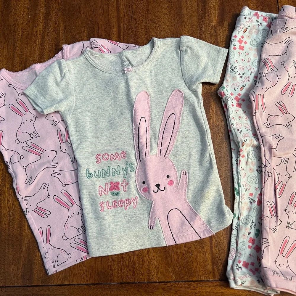 Baby Girl Size 4T Cat & Jack T-Shirts / Set of 8 - Picture 5 of 5